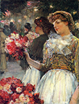 Frederick Childe Hassam Peonies, 1888 oil painting reproduction