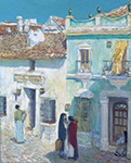 Frederick Childe Hassam Plaza de la Merced, Ronda, 1910 oil painting reproduction