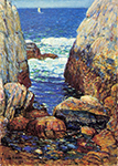 Frederick Childe Hassam Sea and Rocks, Appledore, Isles of Shoals, 1918 oil painting reproduction