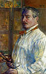 Frederick Childe Hassam Self Portrait, 1914 oil painting reproduction