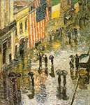 Frederick Childe Hassam St. Patrick's Day, 1919 oil painting reproduction