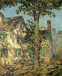 Frederick Childe Hassam Sunlight on an Old House, Putnam oil painting reproduction