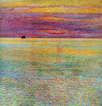 Frederick Childe Hassam Sunset at Sea, 1911 oil painting reproduction