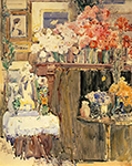 Frederick Childe Hassam The Altar and the Shrine, 1892 oil painting reproduction