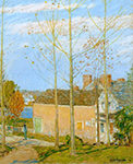 Frederick Childe Hassam The Barn, Cos Cob, 1902 oil painting reproduction