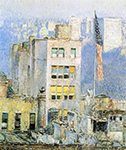 Frederick Childe Hassam The Flag, Fifth Avenue, 1918 oil painting reproduction