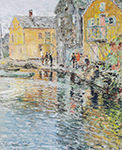 Frederick Childe Hassam The Smelt Fishers, Cos Cob, Connecticut, 1896 oil painting reproduction