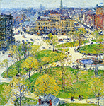 Frederick Childe Hassam Union Square in Spring, 1896 oil painting reproduction