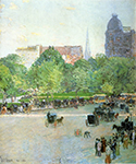 Frederick Childe Hassam Union Square, 1892 oil painting reproduction