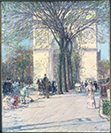 Frederick Childe Hassam Washington Arch, Spring, 1893 oil painting reproduction