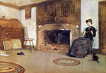 Frederick Childe Hassam A Familiar Tune, 1880-89 oil painting reproduction