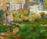 Frederick Childe Hassam A Fisherman's Cottage, 1895 oil painting reproduction