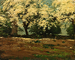 Frederick Childe Hassam Blossoms, 1880-83 oil painting reproduction