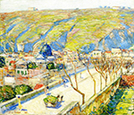 Frederick Childe Hassam Bridge at Posilippo, Naples, 1897 oil painting reproduction