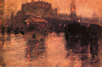 Frederick Childe Hassam Columbus Avenue, Boston, 1886 oil painting reproduction