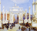 Frederick Childe Hassam Dewey's Arch, 1800 oil painting reproduction