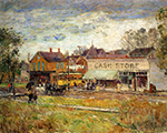 Frederick Childe Hassam End of the Trolley Line, Oak Park, Illinois, 1893 oil painting reproduction