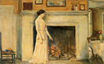 Frederick Childe Hassam Girl Standing oil painting reproduction