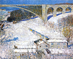 Frederick Childe Hassam High Bridge, 1922 oil painting reproduction