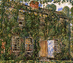 Frederick Childe Hassam Home Sweet Home Cottage, East Hampton, 1916 oil painting reproduction
