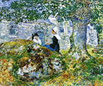 Frederick Childe Hassam In Brittany Bay, 1887 oil painting reproduction