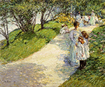 Frederick Childe Hassam In Central Park, 1898 oil painting reproduction