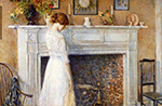 Frederick Childe Hassam In the Old House, 1914 oil painting reproduction