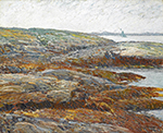 Frederick Childe Hassam Land's End, Coast of Maine, 1800 oil painting reproduction