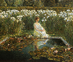Frederick Childe Hassam Lilies, 1910 oil painting reproduction
