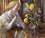Frederick Childe Hassam Marechal Niel Roses, 1919 oil painting reproduction