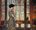 Frederick Childe Hassam New York Winter Window, 1918-19 oil painting reproduction