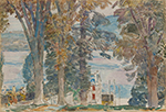 Frederick Childe Hassam Newburgh, New York, 1914 oil painting reproduction