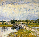 Frederick Childe Hassam Old Lyme Bridge, 1903 oil painting reproduction