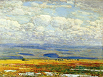 Frederick Childe Hassam Oregon Landscape, 1908 oil painting reproduction