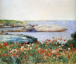 Frederick Childe Hassam Poppies, Isles of Shoals, 1891 oil painting reproduction