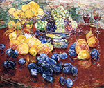 Frederick Childe Hassam Still Life, Fruits, 1904 oil painting reproduction