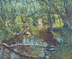 Frederick Childe Hassam Sunlight Brook, 1908 oil painting reproduction
