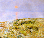Frederick Childe Hassam Sunset, Isle of Shoals, 1800 oil painting reproduction