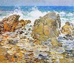 Frederick Childe Hassam Surf, Appledore, 1889 oil painting reproduction