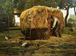 Frederick Childe Hassam The Barnyard, 1885 oil painting reproduction