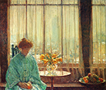 Frederick Childe Hassam The Breakfast Room, Winter Morning, 1911 oil painting reproduction