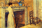 Frederick Childe Hassam The Fireplace, 1912 oil painting reproduction