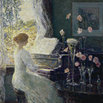 Frederick Childe Hassam The Sonata, 1911 oil painting reproduction