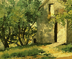 Frederick Childe Hassam White Barn, 1882 oil painting reproduction