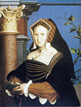 Hans Holbein the Younger Mary, Lady Guildford. 1527 oil painting reproduction