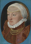 Hans Holbein the Younger Portrait of a Lady in Red oil painting reproduction