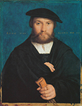 Hans Holbein the Younger Portrait of a member of the von Wedigh Family (called Hermann Hillebrandt von Wedigh). 1533 oil painting reproduction