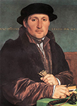 Hans Holbein the Younger Portrait of a young man. 1541 oil painting reproduction