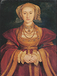 Hans Holbein the Younger Portrait of Anne of Cleves. c.1539 oil painting reproduction