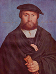 Hans Holbein the Younger Portrait of businessman Wedigh from Cologne. 1533 oil painting reproduction